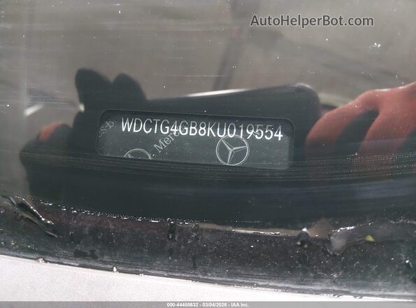 WDCTG4GB8KU019554 2019 MERCEDES-BENZ GLA 250 Red Engine compartment view