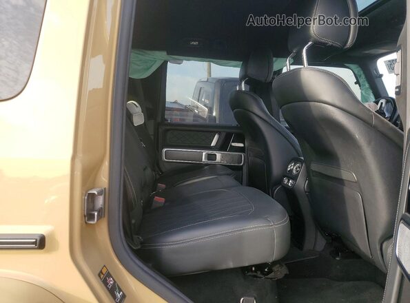 WDCYC6BJ0KX300466 2019 MERCEDES-BENZ G-CLASS Tan უკანა სავარძლების ხედი