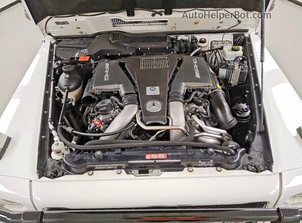 WDCYC7DF1HX275391 2017 MERCEDES-BENZ G-CLASS White ძრავის განყოფილების ხედი
