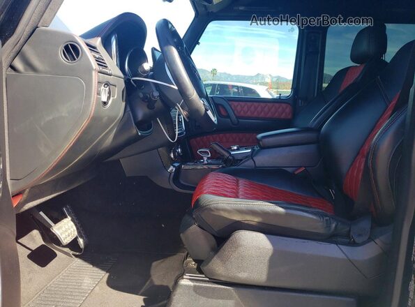 WDCYC7DF1HX276993 2017 MERCEDES-BENZ G-CLASS Black წინა სალონის ხედი