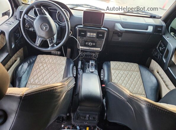 WDCYC7DF4GX243761 2016 MERCEDES-BENZ G-CLASS White Առջևի վահանակի տեսք
