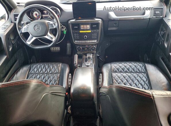 WDCYC7DH3JX292345 2018 MERCEDES-BENZ G-CLASS White Вид панелі приладів