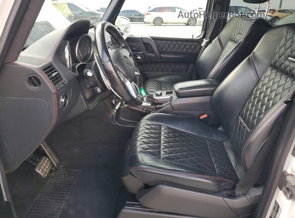 WDCYC7DH3JX292345 2018 MERCEDES-BENZ G-CLASS White Вид салону спереду