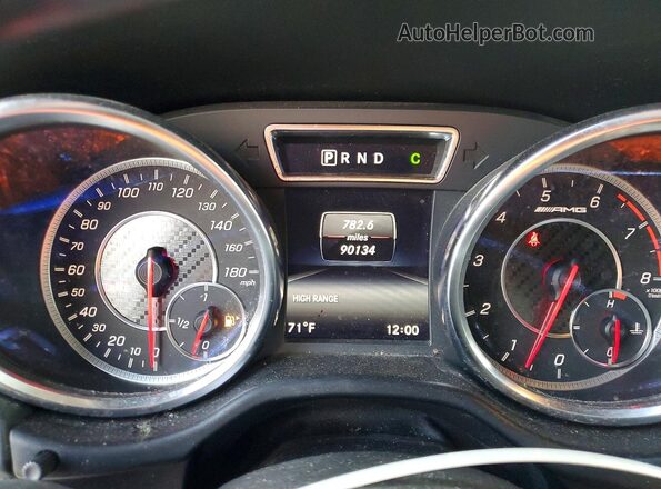 WDCYC7DH3JX292345 2018 MERCEDES-BENZ G-CLASS White Вид щитка приладів