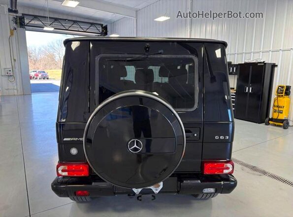 WDCYC7DH5JX287258 2018 MERCEDES-BENZ G-CLASS Black ძრავის განყოფილების ხედი