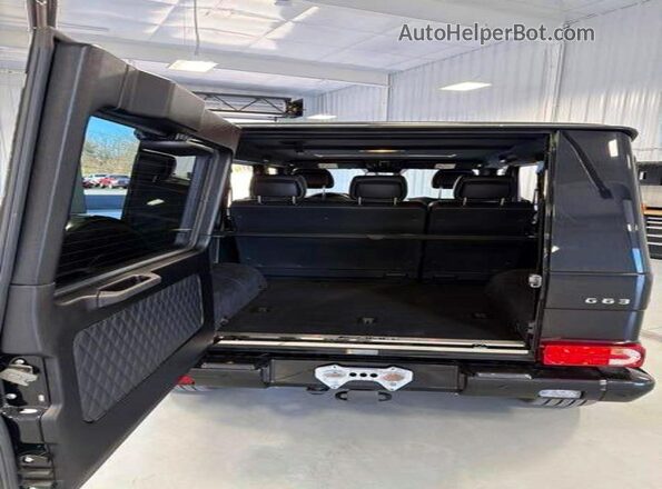WDCYC7DH5JX287258 2018 MERCEDES-BENZ G-CLASS Black VIN კოდის სტიკერის ხედი
