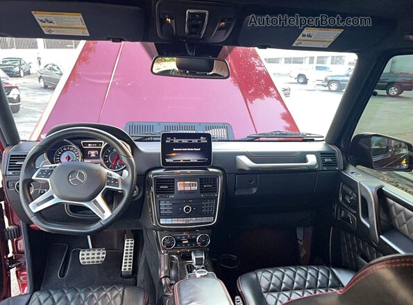 WDCYC7DH5JX295246 2018 MERCEDES-BENZ G-CLASS Бордовый Вид щитка приборов