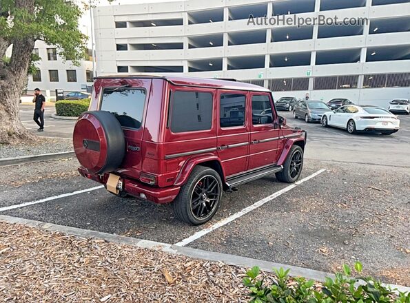 WDCYC7DH5JX295246 2018 MERCEDES-BENZ G-CLASS Бордовый Передняя правая четверть