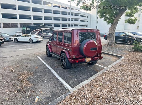 WDCYC7DH5JX295246 2018 MERCEDES-BENZ G-CLASS Бордовый Задняя правая четверть