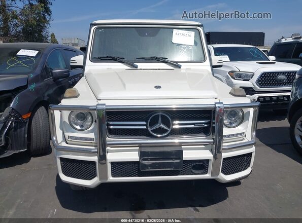 WDCYC7DH8JX285469 2018 MERCEDES-BENZ AMG G 63 White Widok zestawu wskaźników