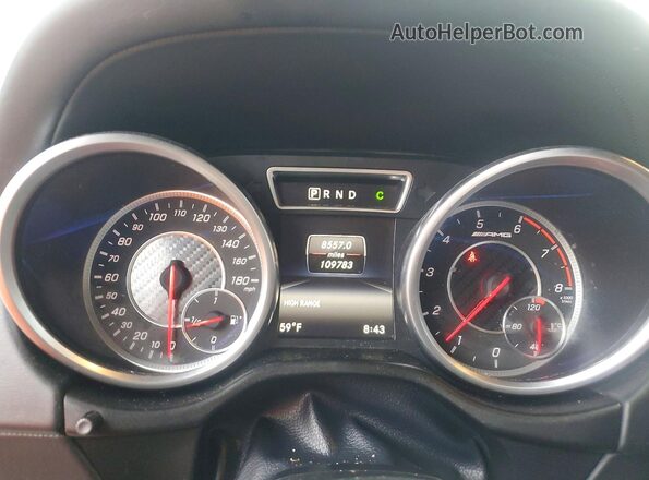 WDCYC7FF6GX244794 2016 MERCEDES-BENZ G-CLASS White ხელსაწყოთა პანელის ხედი