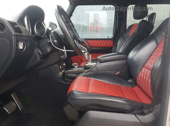 WDCYC7FF6GX244794 2016 MERCEDES-BENZ G-CLASS White წინა სალონის ხედი