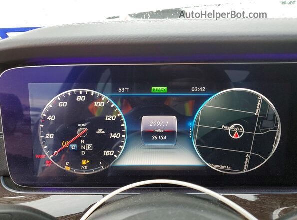 WDD2J5JB0LA051070 2020 MERCEDES-BENZ CLS-CLASS White Vista del cuadro de instrumentos