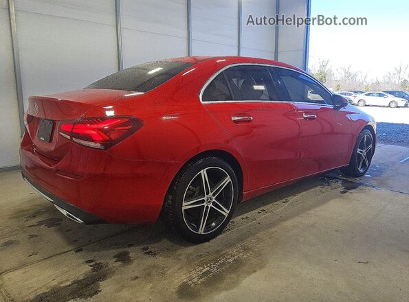 WDD3G4EB8KW025941 2019 MERCEDES-BENZ A Red 