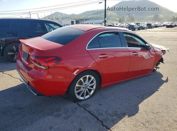WDD3G4EBXLW039003 2020 MERCEDES-BENZ A Red Հետևի աջ