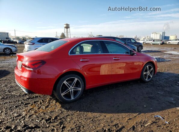 WDD3G4FB1KW022362 2019 MERCEDES-BENZ A Red 