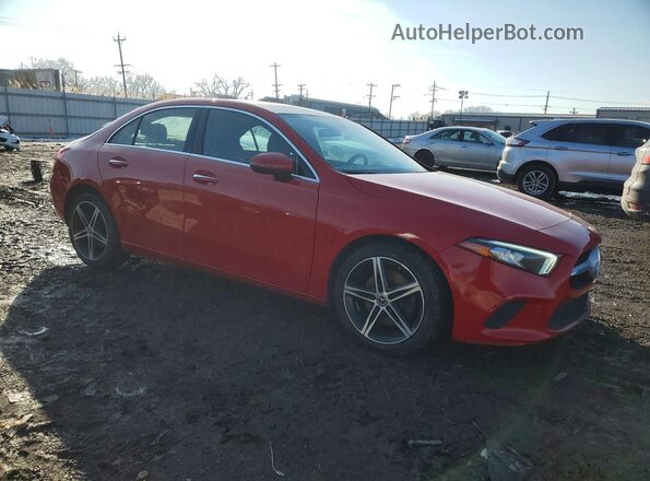 WDD3G4FB1KW022362 2019 MERCEDES-BENZ A Red 