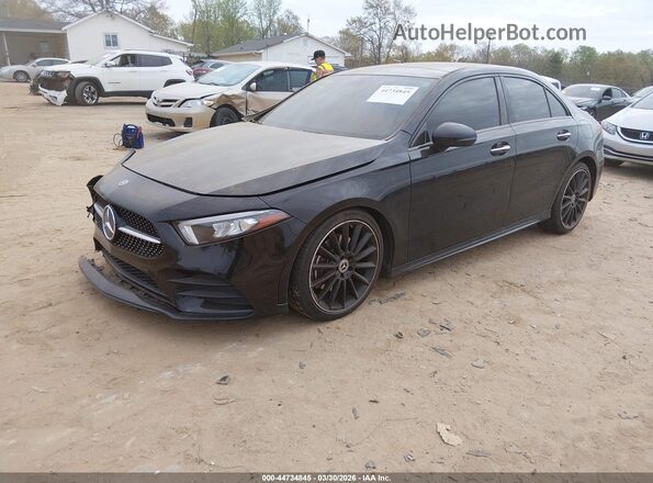 WDD3G4FB3KW020256 2019 MERCEDES-BENZ A 220 Black Առջևի ձախ երեք քառորդ տեսարան