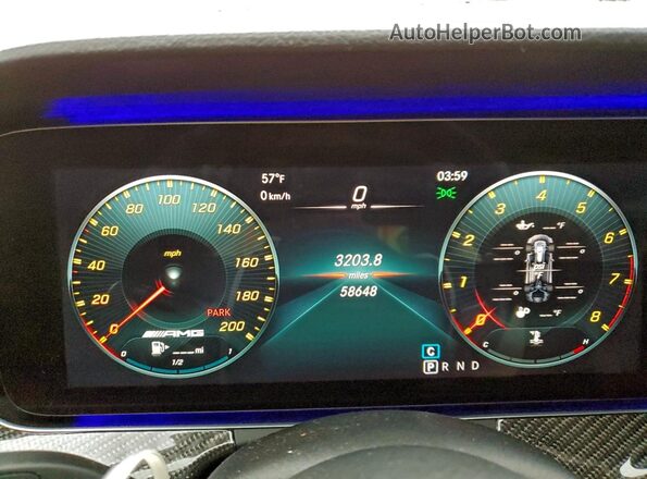 WDD7X6BB3LA011607 2020 MERCEDES-BENZ AMG Red Vista del cuadro de instrumentos