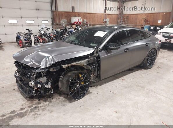WDD7X8KB6KA006492 2019 MERCEDES-BENZ AMG GT 63 4-DOOR COUPE Gray Առջևի ձախ երեք քառորդ տեսարան