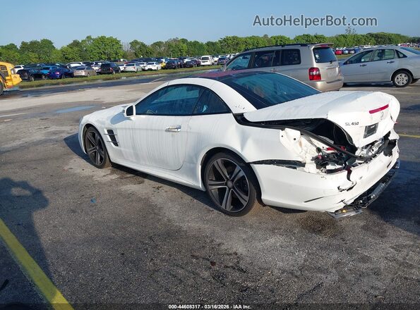 WDDJK6GA5HF041027 2017 MERCEDES-BENZ SL 450 White Tył lewy