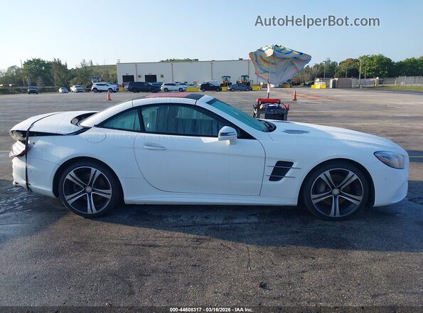 WDDJK6GA5HF041027 2017 MERCEDES-BENZ SL 450 White Widok wnętrza z tyłu