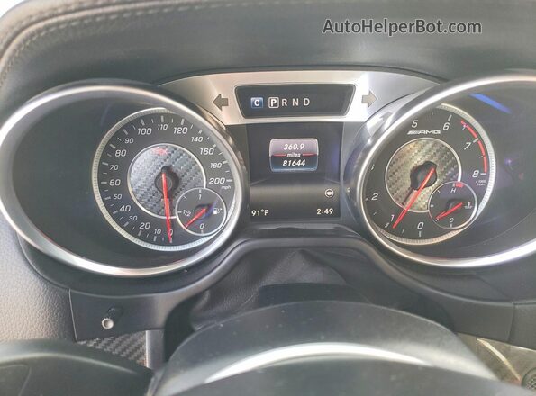 WDDJK7EA5HF045121 2017 MERCEDES-BENZ SL Black ხელსაწყოთა პანელის ხედი