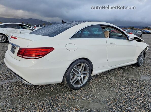 WDDKJ6FB1GF330910 2016 MERCEDES-BENZ E White Задня права чверть
