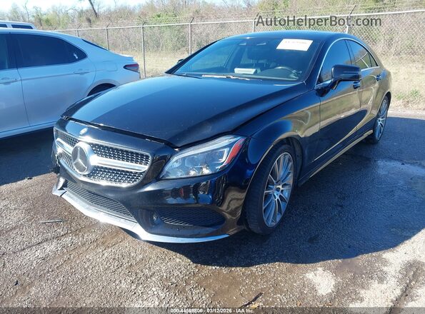 WDDLJ6FB6GA172615 2016 MERCEDES-BENZ CLS-CLASS Черный Передняя левая четверть