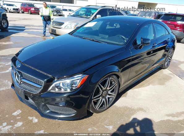 WDDLJ7DB6JA206410 2018 MERCEDES-BENZ CLS-CLASS Black Przód lewy