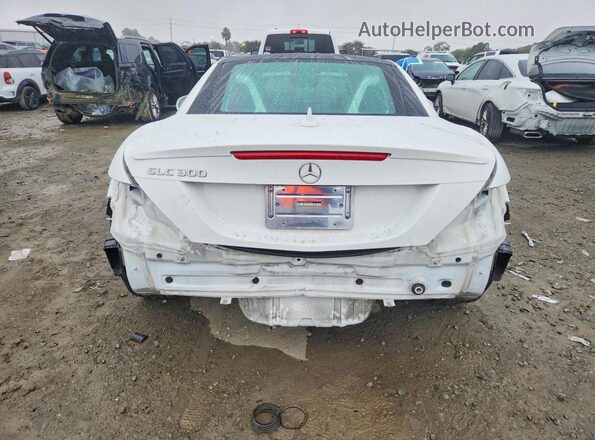 WDDPK3JA8HF138336 2017 MERCEDES-BENZ SLC White Widok z tyłu