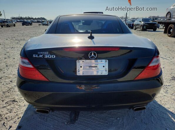 WDDPK3JA9GF121821 2016 MERCEDES-BENZ SLK Black Вид ззаду