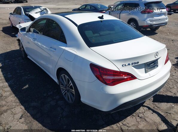 WDDSJ4EB0JN692312 2018 MERCEDES-BENZ CLA 250 White უკანა მარცხენა