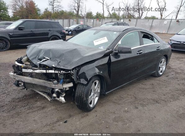 WDDSJ4EB1GN301046 2016 MERCEDES-BENZ CLA 250 Black Front left