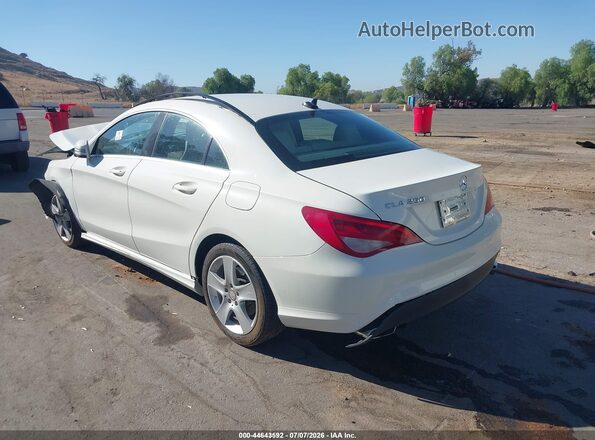 WDDSJ4EB2GN337845 2016 MERCEDES-BENZ CLA 250 White Tył lewy