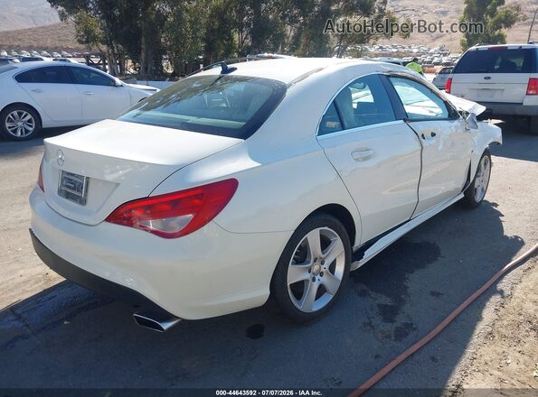 WDDSJ4EB2GN337845 2016 MERCEDES-BENZ CLA 250 White Tył prawy