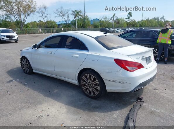 WDDSJ4EB2JN679383 2018 MERCEDES-BENZ CLA 250 White Trasero izquierdo