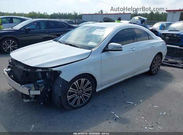 WDDSJ4EB2JN679383 2018 MERCEDES-BENZ CLA 250 White Vista tres cuartos delantera izquierda