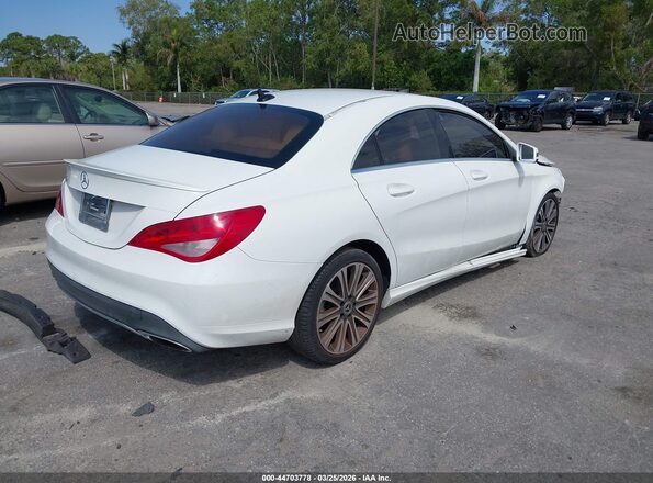 WDDSJ4EB2JN679383 2018 MERCEDES-BENZ CLA 250 White Trasero derecho