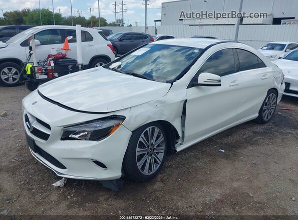 WDDSJ4EB3JN550763 2018 MERCEDES-BENZ CLA 250 White Przód lewy