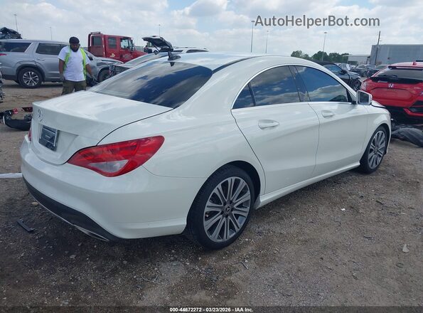 WDDSJ4EB3JN550763 2018 MERCEDES-BENZ CLA 250 White Tył prawy