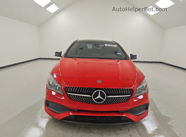 WDDSJ4EB4JN609643 2018 MERCEDES-BENZ CLA-CLASS Red Front view
