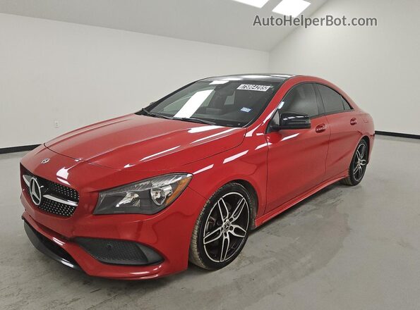 WDDSJ4EB4JN609643 2018 MERCEDES-BENZ CLA-CLASS Red 