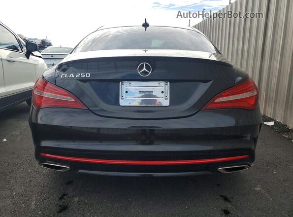 WDDSJ4EB5HN495243 2017 MERCEDES-BENZ CLA-CLASS Black Rear view