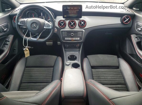 WDDSJ4EB5HN495243 2017 MERCEDES-BENZ CLA-CLASS Black Dashboard view
