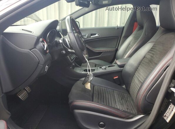 WDDSJ4EB5HN495243 2017 MERCEDES-BENZ CLA-CLASS Black Front interior view