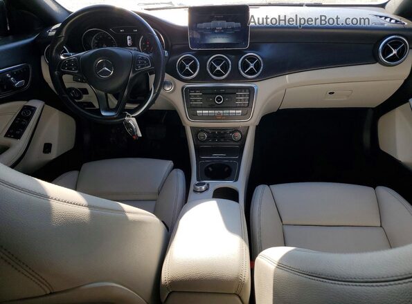 WDDSJ4EB7KN754211 2019 MERCEDES-BENZ CLA-CLASS Black Dashboard view