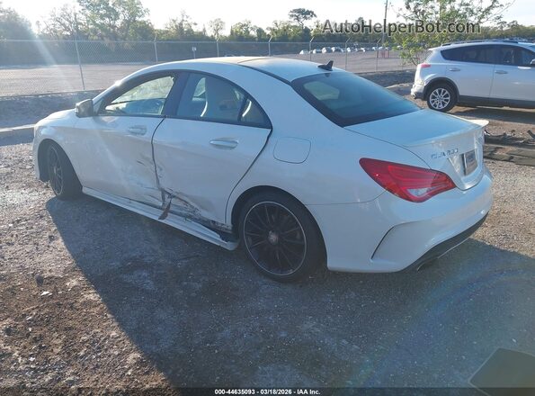 WDDSJ4EB8GN318233 2016 MERCEDES-BENZ CLA 250 White Trasero izquierdo