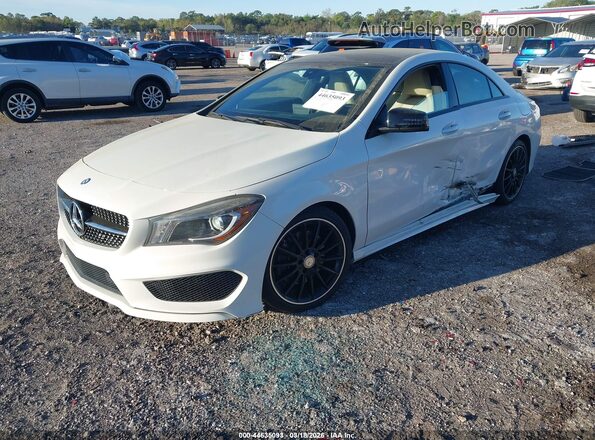 WDDSJ4EB8GN318233 2016 MERCEDES-BENZ CLA 250 White Vista tres cuartos delantera izquierda