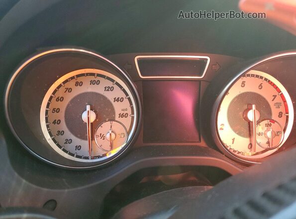 WDDSJ4EB8GN341835 2016 MERCEDES-BENZ CLA-CLASS Black Вид щитка приладів